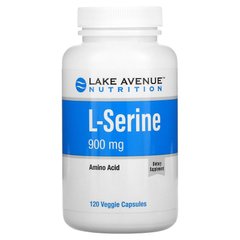 Lake Avenue Nutrition, L-серин, 900 мг, 120 растительных капсул (LKN-01715), фото