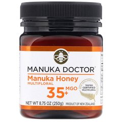 Manuka Doctor, мед манука из разнотравья, MGO 35+, 250 г (MKD-00430), фото