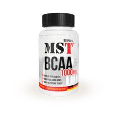 MST Nutrition, Комплекс BCAA 1000, 90 таблеток (MST-16081), фото