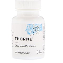 Thorne Research, Пиколинат хрома, 500 мкг, 60 капсул (THR-25502), фото