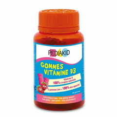 Вітамін Д3, ведмежуйкі, Gommes Vitamine D3, Pediakid, 60 жувальних витаминок (PED-02481), фото