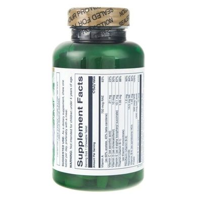 Вітаміни для дітей, Children's Chewable, Swanson, смак апельсина, 120 жувальних таблеток (SWV-11670), фото