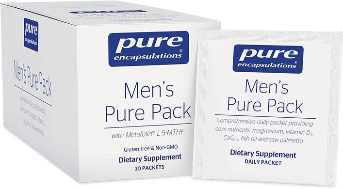 Мультивітамінів-мінеральний комплекс Men's Pure Pack, Pure Encapsulations, 30 пакетиків (PE-01274), фото