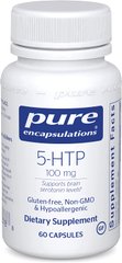 Pure Encapsulations, 5-гидрокситриптофан, 100 мг, 60 капсул (PE-00378), фото