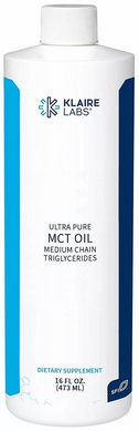 Масло МСТ, Ultra Pure MCT Oil, Klaire Labs, 473 мл (KLL-01099), фото