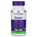 Natrol NTL-05396 Natrol, биотин, максимальная сила действия, 10000 мкг, 100 таблеток (NTL-05396)