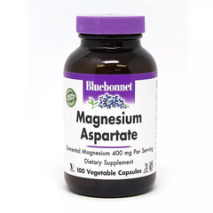 Bluebonnet Nutrition, Аспартат магния, 200 мг, 100 растительных капсул (BLB-00730), фото