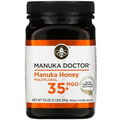 Manuka Doctor, мед манука из разнотравья, MGO 35+, 500 г (MKD-00418), фото