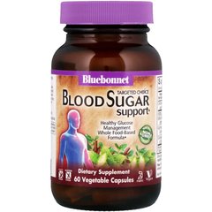 Контроль сахара в крови, Targeted Choice, Bluebonnet Nutrition, 60 вегетарианских капсул (BLB-02016), фото