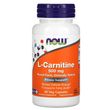 Now Foods, L-карнитин, 500 мг, 60 растительных капсул (NOW-00072)