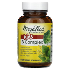 MegaFood, Комплекс вітамінів групи B для дітей, 30 таблеток (MGF-10275), фото