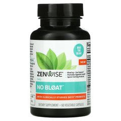 Zenwise Health, No Bloat with DE111 Probiotic, 60 рослинні капсули (ZNW-59115), фото