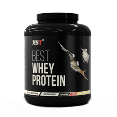MST Nutrition, BEST Whey Protein + Enzyme, Сироватковий протеїн + Ензими, ванільне морозиво, 67 порцій, 2100 г (MST-16362), фото