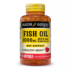 Рыбий жир с Омега-3, Omega-3 Fish Oil, Mason Natural, 200 гелевых капсул (MAV-12230), фото
