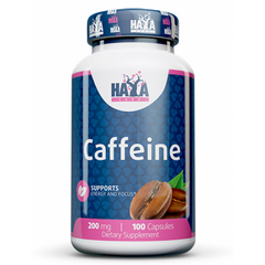 Haya Labs, Кофеин, 200 мг, 100 капсул (818762), фото