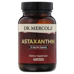 Dr. Mercola, Астаксантин, 12 мг, 90 капсул (MCL-03129), фото