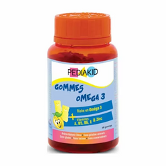Омега- 3 для детей, (Radiergummis Omega 3), Pediakid, 60 жевательных конфет (PED-02337), фото
