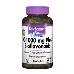 С-1000 + биофлавоноиды, Bluebonnet Nutrition, 90 капсул (BLB-00528), фото