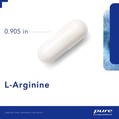 Pure Encapsulations, L-аргинин, 700 мг, 90 капсул (PE-00523), фото