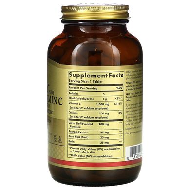 Solgar, Ester-C Plus, вітамін C, 1000 мг, 180 таблеток (SOL-59197), фото