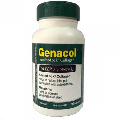 Колаген, AminoLock, Genacol SLEEP & JOINTS, 90 капсул, фото