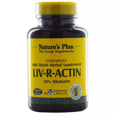 Nature's Plus, Liv-R-Actin, 90 вегетаріанських капсул (NAP-01087), фото
