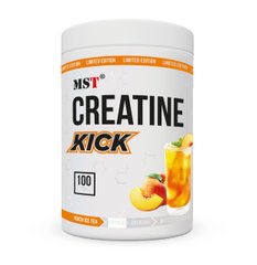 🍑MST Nutrition, Креатин, Creatine Kick 7 in 1, (7 креатинів в 1), персиковий чай, 1000 г (MST-16314), фото