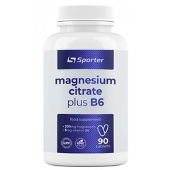 Sporter, Магний + B6, 90 таблеток (818185), фото