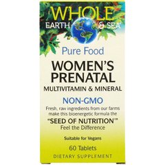 Вітаміни та мінерали для вагітних жінок, Whole Earth & Sea, Natural Factors, 60 таблеток (NFS-35517), фото