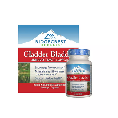 Комплекс для поддержки мочеполовой системы, Gladder Bladder, RidgeCrest Herbals, 60 гелевых капсул (RDH-00326), фото