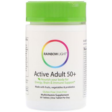 Мультивітаміни 50+, Rainbow Light, 30 таблеток, (RLT-10991), фото