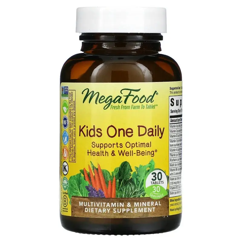 Витамины для детей, MegaFood, 30 таблеток, (MGF-10179)