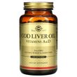 Solgar, масло печени трески, витамины A и D, 250 капсул (SOL-00941)