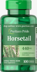 Хвощ польовий, Horsetail, Puritan's Pride, 440 мг, 100 капсул (PTP-13501), фото