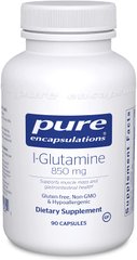 Pure Encapsulations, L-глютамін, 850 мг, 90 капсул (PE-02232), фото