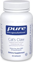 Котячий кіготь, Cat's Claw, Pure Encapsulations, 450 мг, 90 капсул, (PE-00563), фото