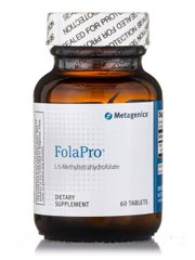 L-5-метілтетрагідрофолат, FolaPro, Metagenics, 800 мкг, 120 таблеток (MET-14688), фото
