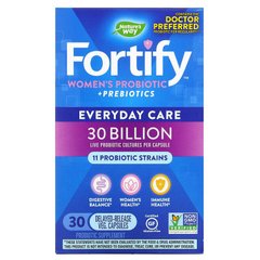 Nature's Way, Fortify, жіночий пробиотик + пребіотики, повсякденний догляд, 30 мільярдів, 30 капсул з відстроченим вивільненням (NWY-10295), фото