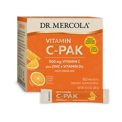 Dr. Mercola, Витамин С + цинк + Д3, 60 стиков (MCL-03651), фото
