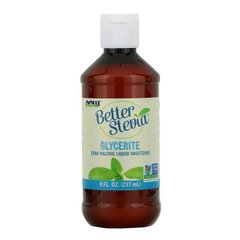 Now Foods, Жидкий подсластитель Better Stevia, глицериновый экстракт, 237 мл (NOW-06953), фото