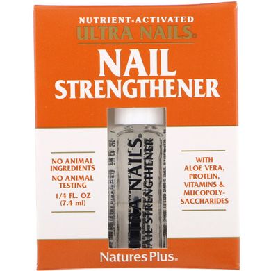 Nature's Plus, Ultra Nails, засіб для зміцнення нігтів, 7,4 мл (NAP-06020), фото