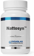 Наттокиназа, гесперидин и гранат, здоровый кровоток, Nattosyn, Douglas Laboratories, 60 капсул (DOU-02240), фото