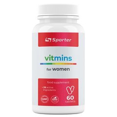 Sporter, Вітамінний комплекс для жінок, 60 таблеток (818630), фото