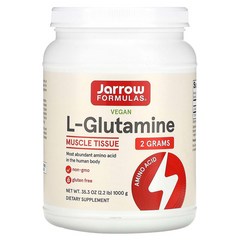 Jarrow Formulas, L-глютамін у вигляді порошку, 2000 мг, 1000 г (JRW-15035), фото
