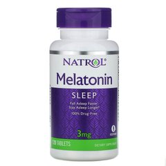 Natrol, Мелатонин, 3 мг, 120 таблеток (NTL-00511), фото