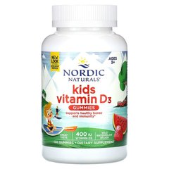 Nordic Naturals, жевательные таблетки с витамином D3, дикий арбуз, 400 МЕ, 120 жевательных таблеток (NOR-31151), фото