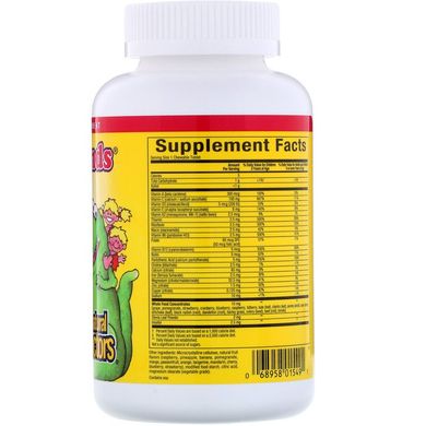 Мультивітаміни для дітей, Мulti Vitamin Minerals, Natural Factors, 60 жувальних таблеток (NFS-01549), фото