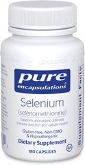 Pure Encapsulations, cеленметионин, 200 мкг, 180 капсул (PE-00239), фото