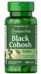 Клопогон гроновидний, Black Cohosh, Puritan's Pride, 540 мг, 100 капсул (PTP-13511), фото