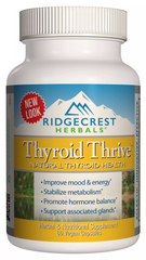Комплекс для поддержки щитовидной железы, Thyroid Thrive, RidgeCrest Herbals, 60 гелевых капсул (RDH-00191), фото